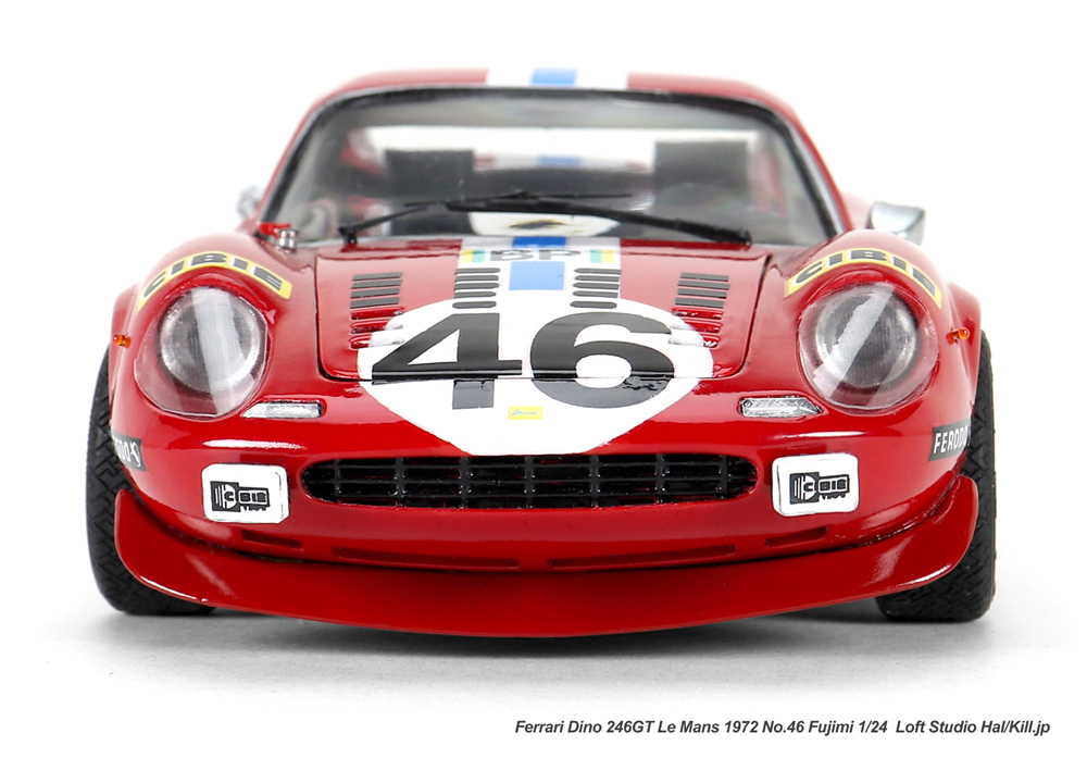 1/24 Ferrari Dino 246GT Le Mans 1972 No.46 Fujimi