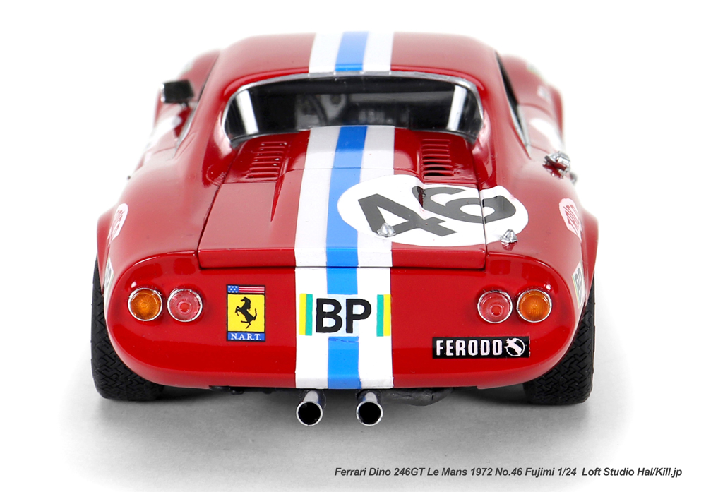 1/24 Ferrari Dino 246GT Le Mans 1972 No.46 Fujimi