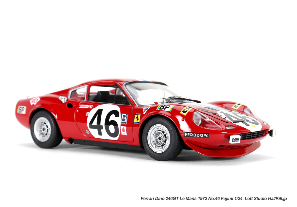 1/24 Ferrari Dino 246GT Le Mans 1972 No.46 Fujimi