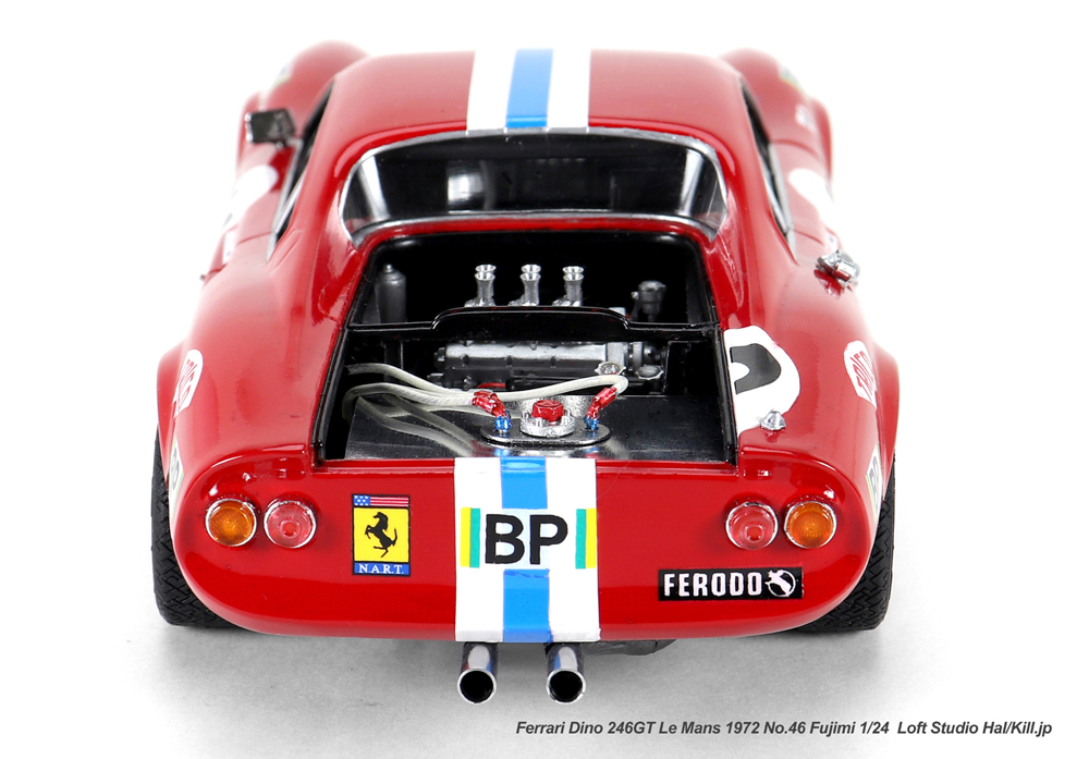 1/24 Ferrari Dino 246GT Le Mans 1972 No.46 Fujimi