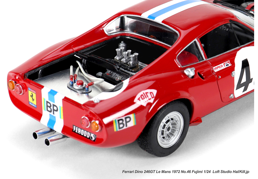 1/24 Ferrari Dino 246GT Le Mans 1972 No.46 Fujimi