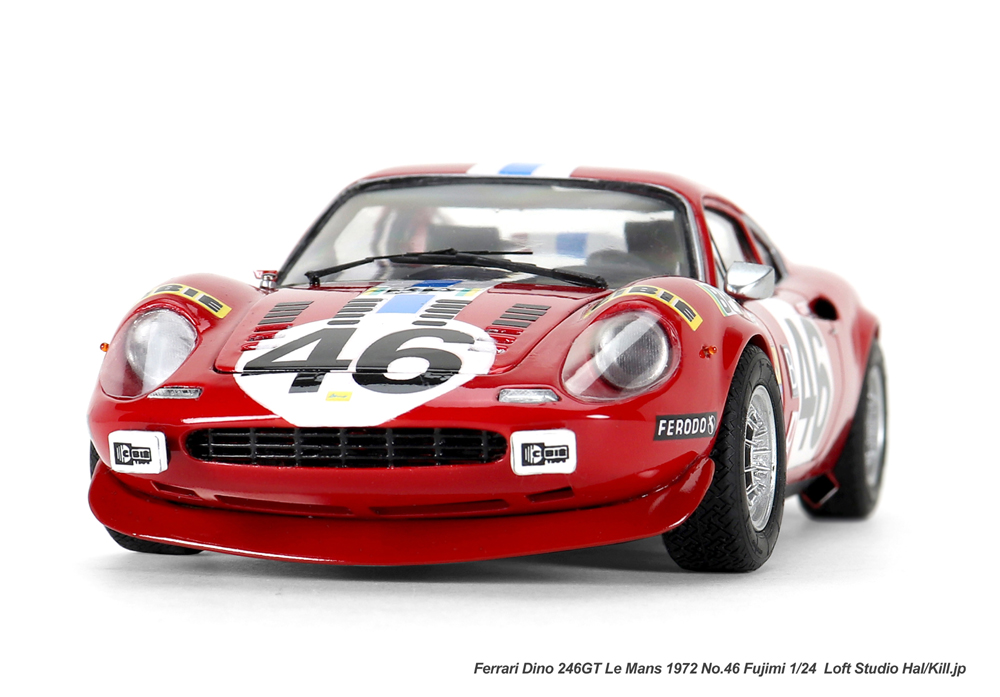 1/24 Ferrari Dino 246GT Le Mans 1972 No.46 Fujimi