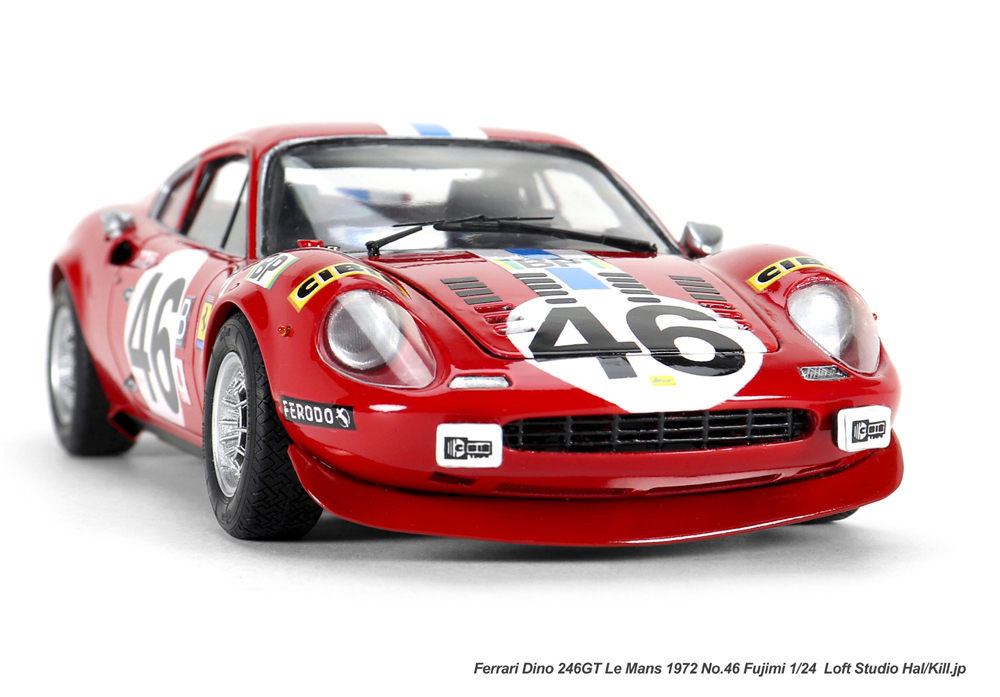 1/24 Ferrari Dino 246GT Le Mans 1972 No.46 Fujimi