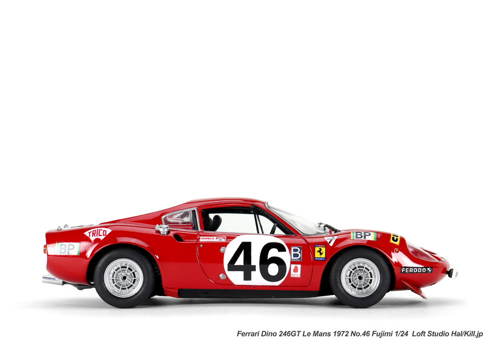 1/24 Ferrari Dino 246GT Le Mans 1972 No.46 Fujimi