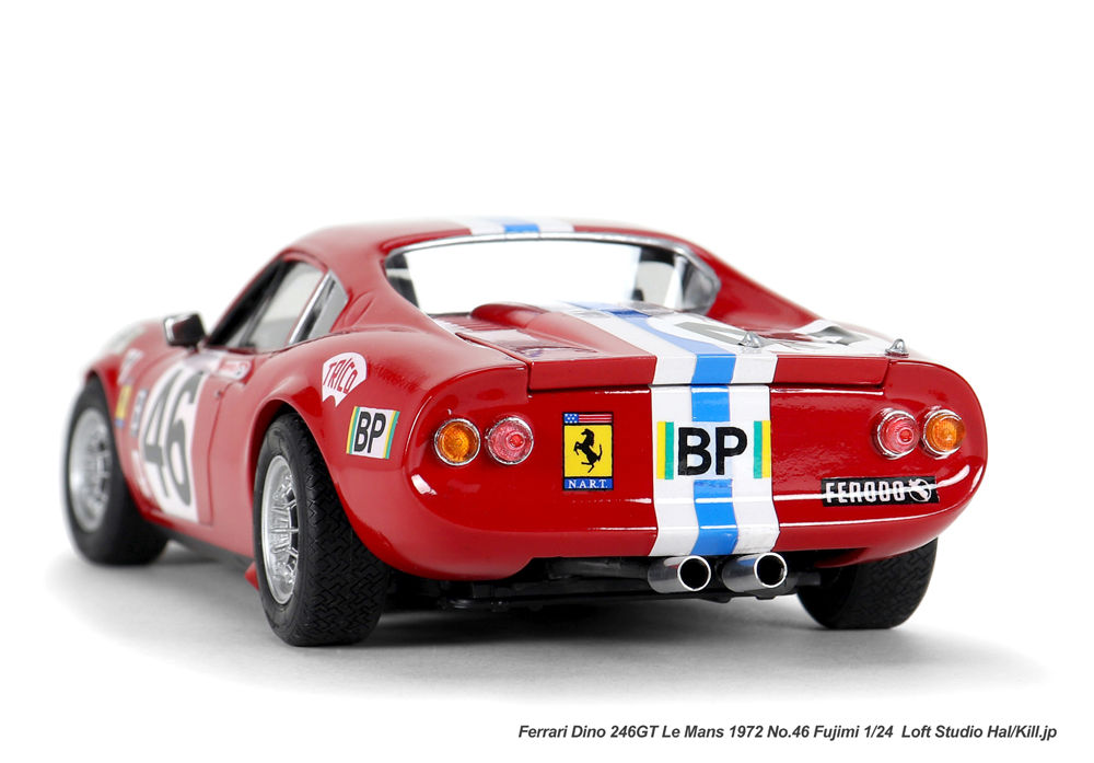 1/24 Ferrari Dino 246GT Le Mans 1972 No.46 Fujimi