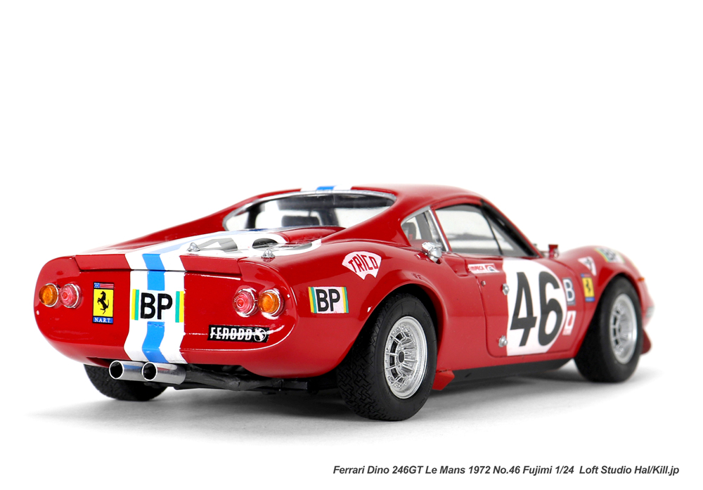 1/24 Ferrari Dino 246GT Le Mans 1972 No.46 Fujimi