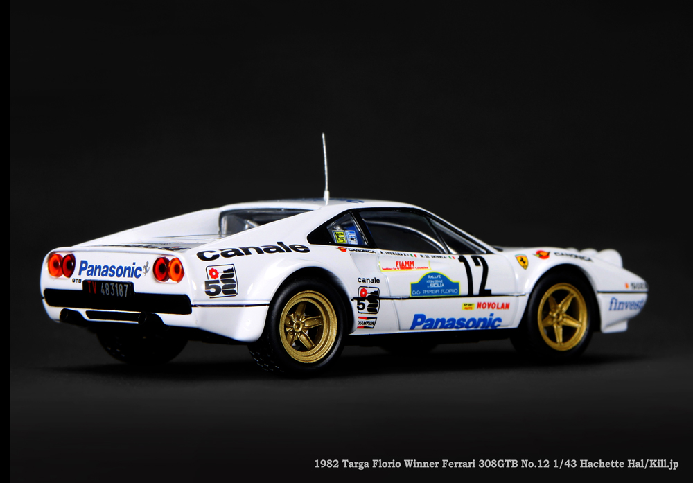 1982 Targa Florio Winner Ferrari 308GTB No.12 1/43 Hachette