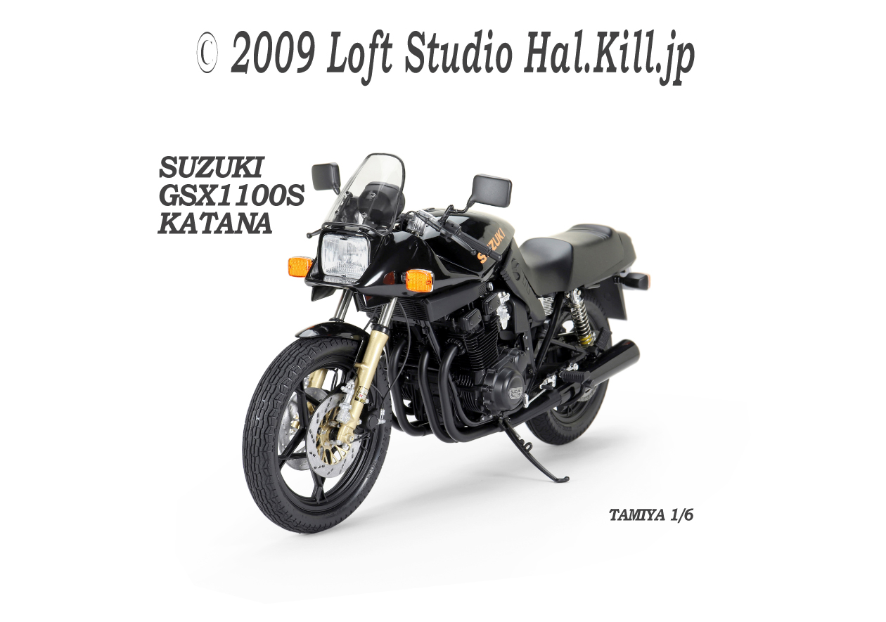 TAMIYA 1/6 SUZUKI GSX1100S KATANA